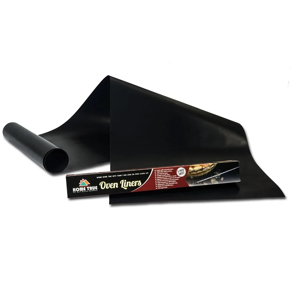 Вкладыш для духовки 70 дюймов, длинный рулон PFOA и BPA-Free | Безопасные антипригарные тяжелые двойные работы как коврик для гриля и подкладка для плиты