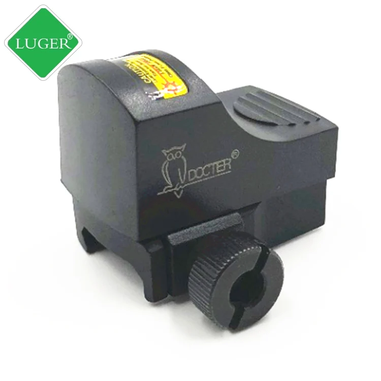 Люгер 1X25Mini Красный точка зрения Регулируемая тактический