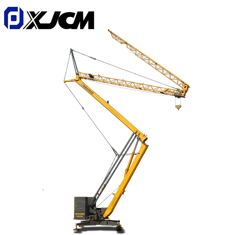 High Efficiency Electric 2 ton Small Tower Crane with Counter weight