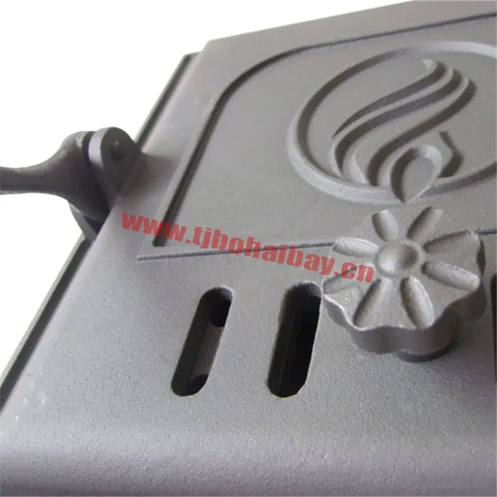 
Best european style popular cast iron wood stove door 