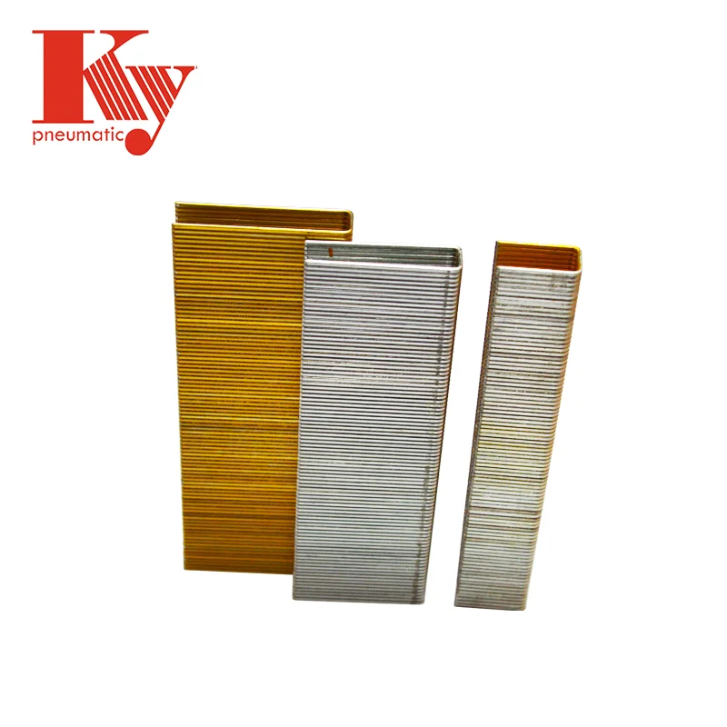 Factory Pneumatic Staple Manufacturing Galvanized Iron Wire U Shape Staple Nail For Furniture 9225 9228 9230 9240 Staple