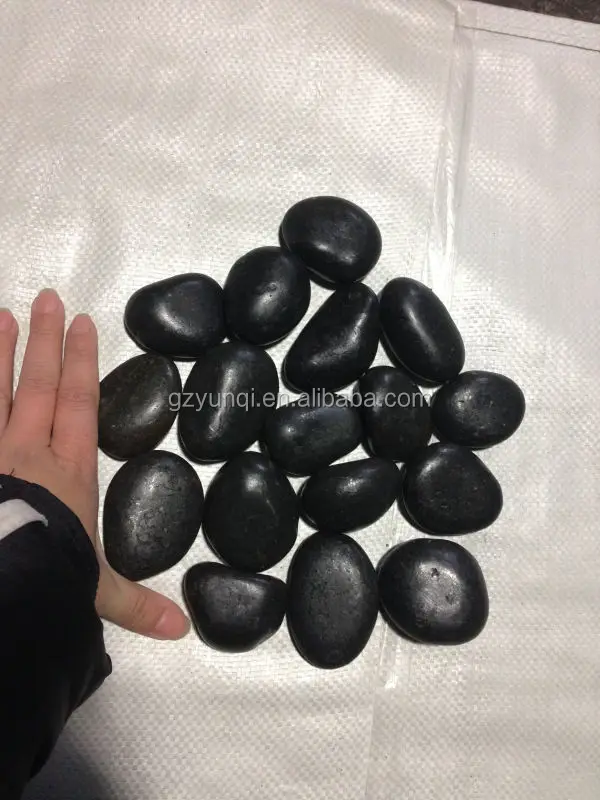 Pure white pebbles stone for decoration