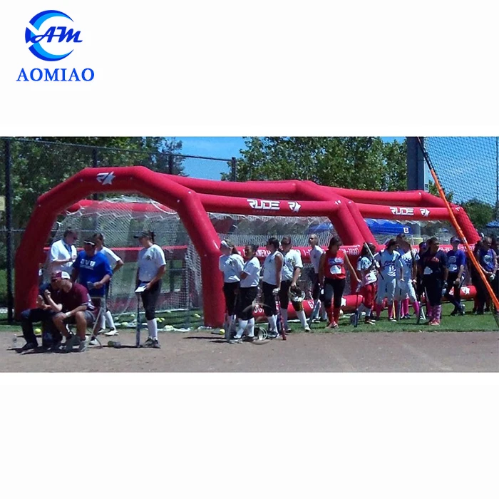 High Quality PVC Huge Inflatable Baseball Sport Game Hot Sale  Bouncer Inflatable Batting Cage Field for Kids and Adults
