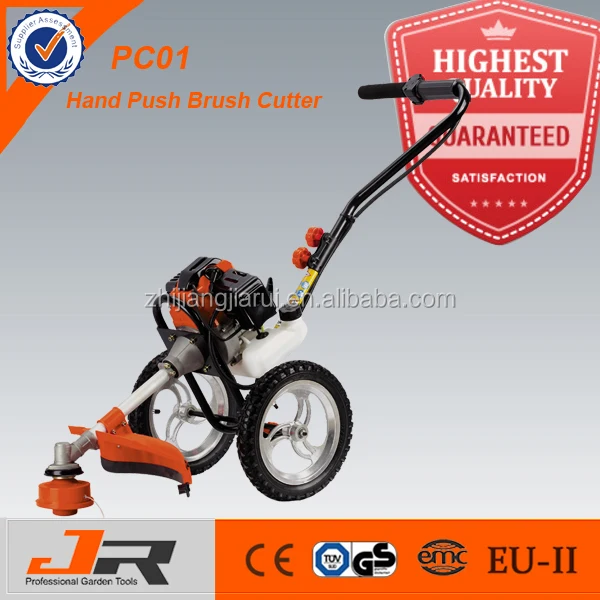 brush cutter(on wheels), grass trimmer with wheels,brush cutter with wheels