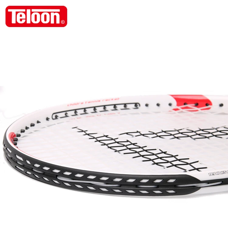kids/children tennis racket OEM brand Teloon carbon aluminum alloy one piece 25 inch