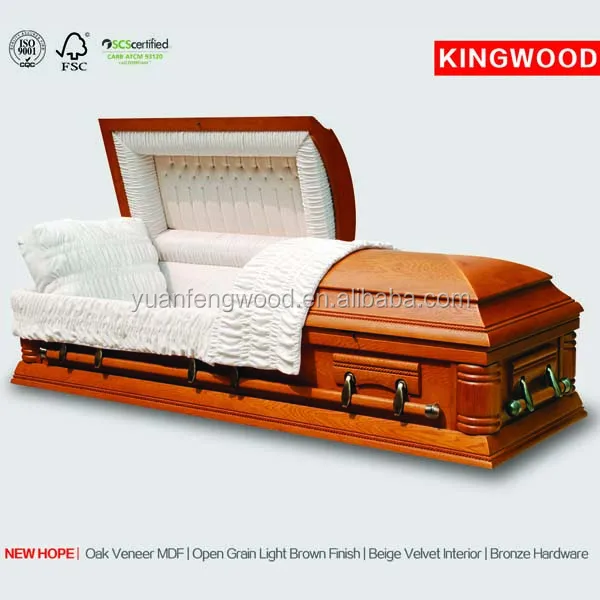 NEW HOPE antique cremation urn wooden coffin cheap wood coffin