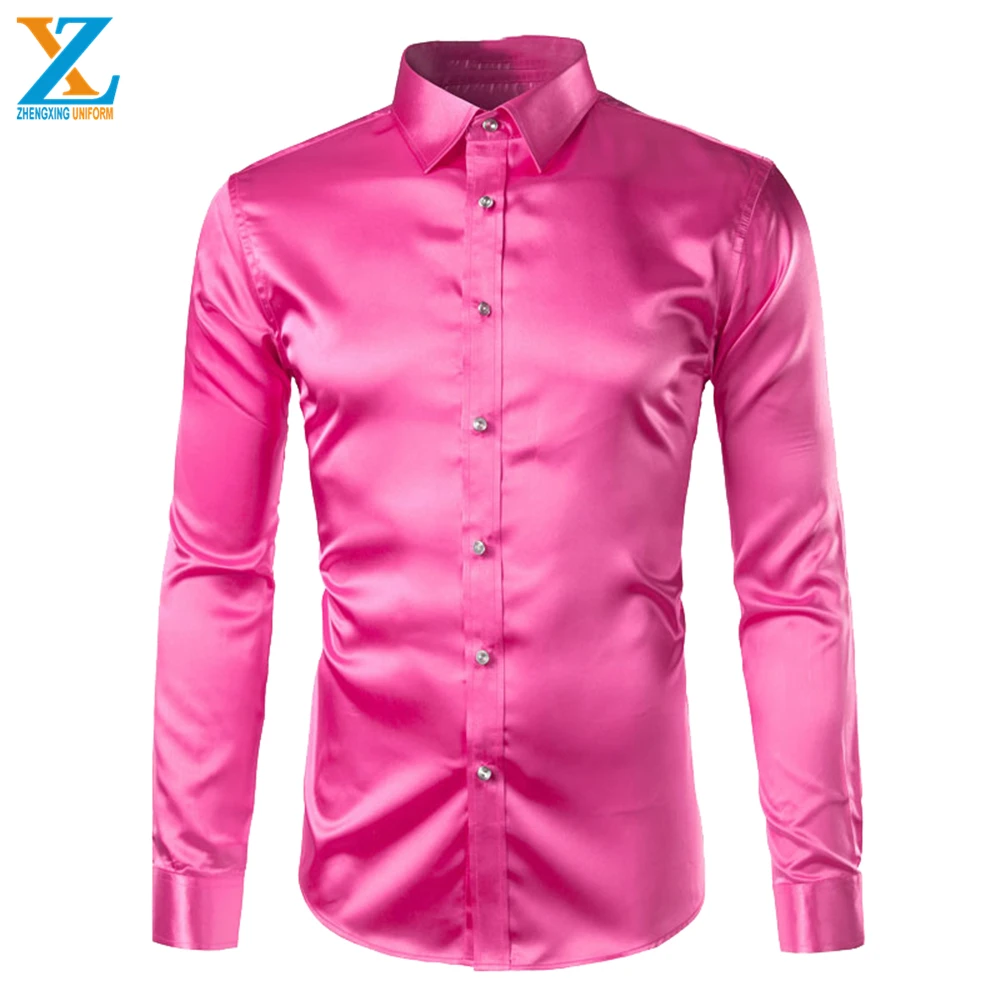 Famous brand shirts French Cuff cut away dress shirt for men