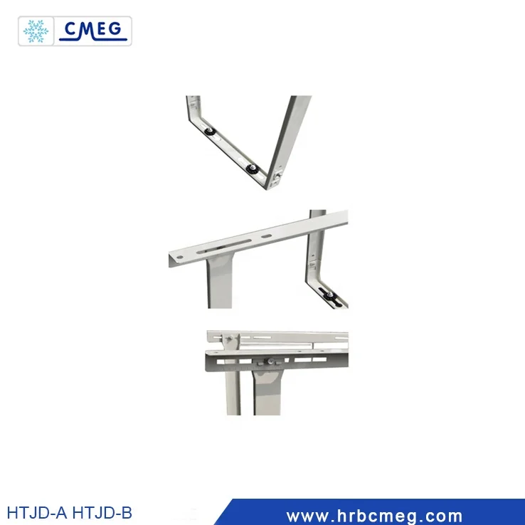 Metal steel balcony support ceiling mounting bracket ac stand unit air conditioner parts for mini split