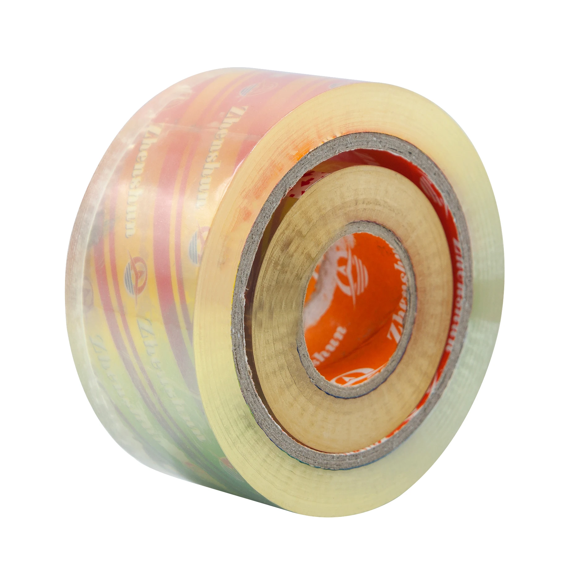 2018 China high quality crystal clear BOPP film jumbo roll custom adhesive tape