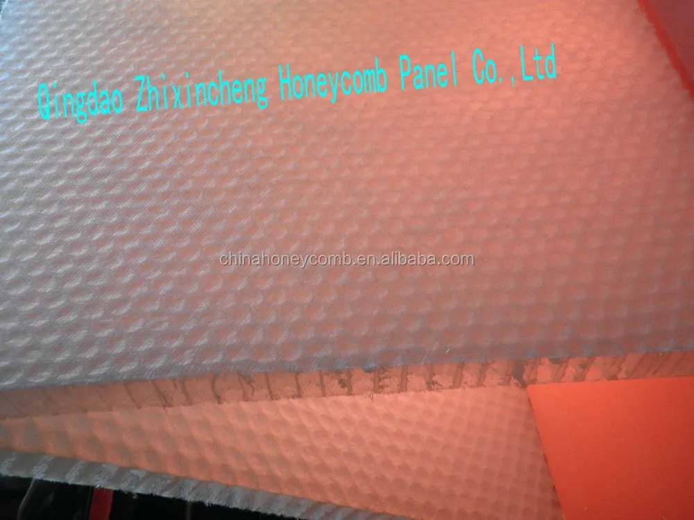 China manufacturer fiberglass prefab house wall panel plastic honeycomb panel for Van Body Box Truck Body