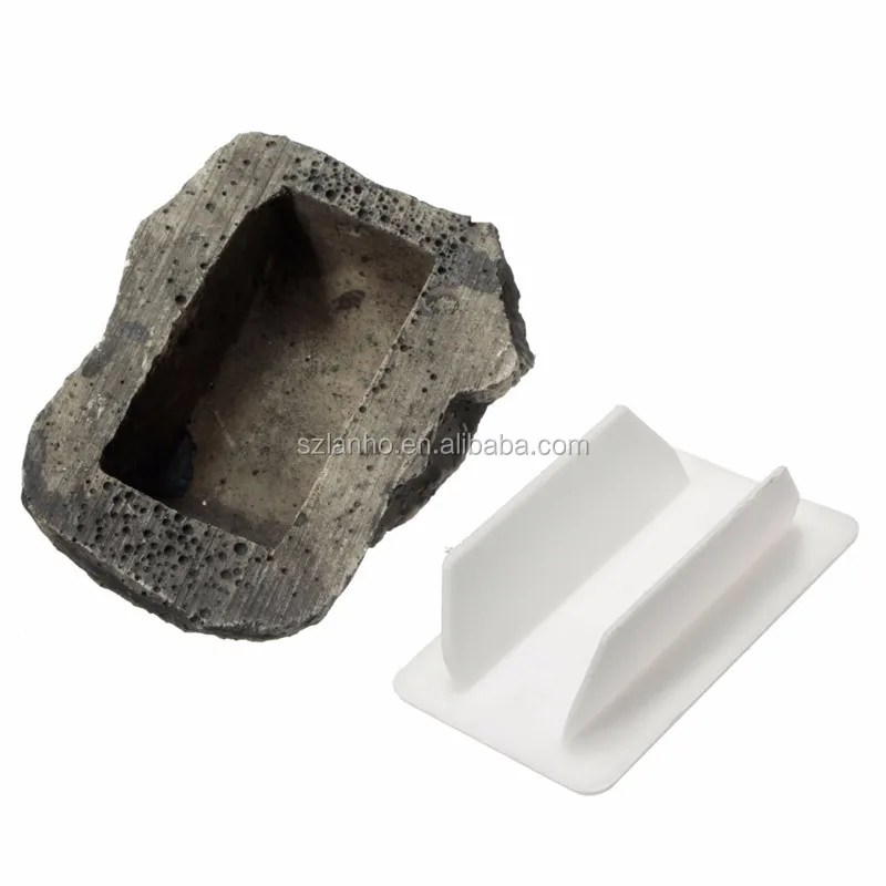 NEW Key Box Rock Hidden Hide In Stone Security Safe Storage Hiding Outdoor
