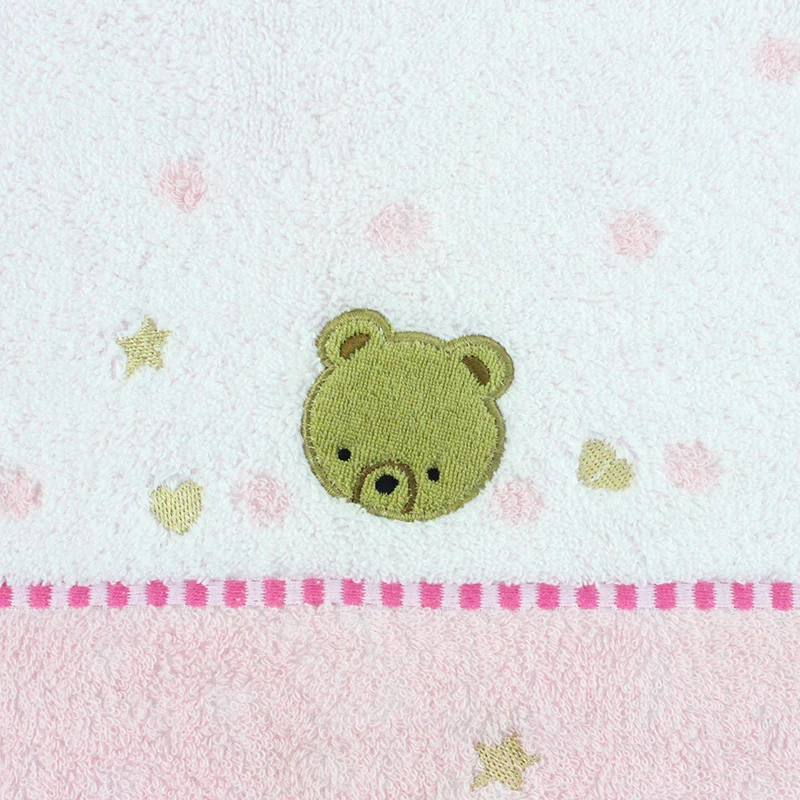
Cute pattern baby cotton bath face towel set 3pcs for children kids 