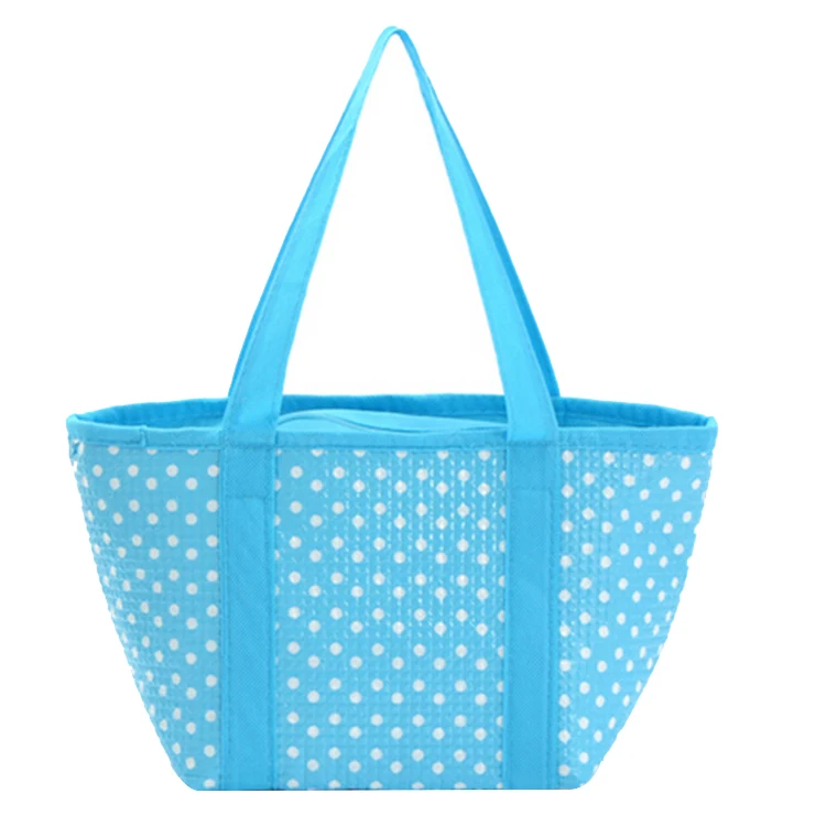 
China Manufacturers Custom Printed Lunch Cooler Insulated Shopping Bag 