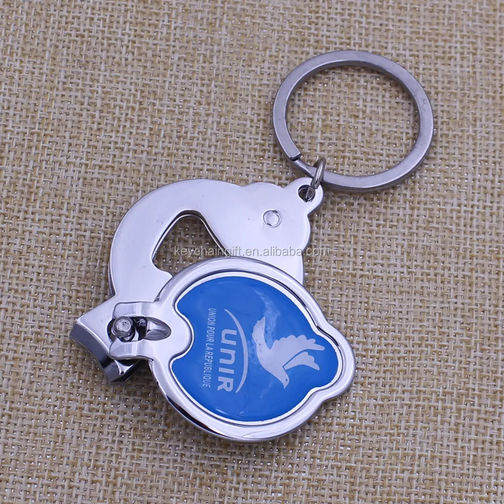 Рекламные подарки, клипер для ногтей с логотипом на заказ, с открывалкой для бутылок