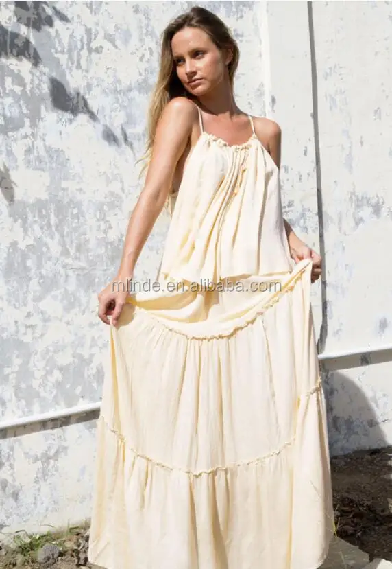 Breast Feed Dress 100% Rayon Woven Breastfeeding Maxi Dress Boho Long Nursing Tiered Dress For Pregnant Woman