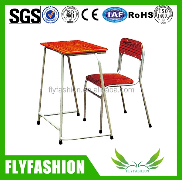 
School tables and chairs,Fixed Single Student Desk&Chair,School Furniture SF-79S 