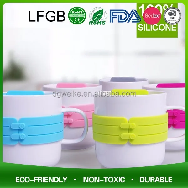 Силиконовый чехол чашки силиконовые рукава подстаканник с заводская