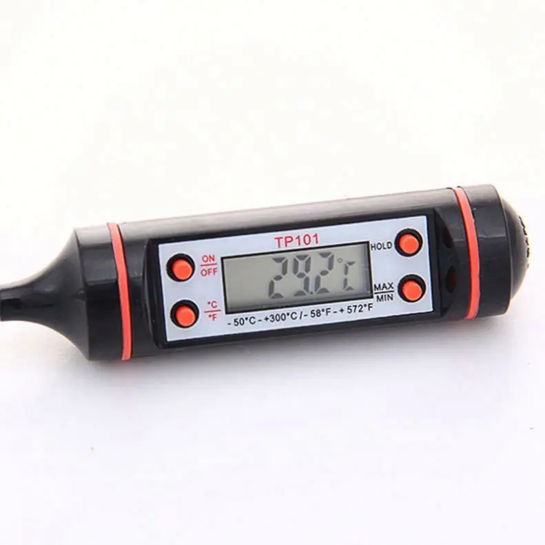 New Digital Probe Meat Thermometer Kitchen Cooking BBQ Food Thermometer Cooking Stainless Steel Water Milk Thermometer Tools