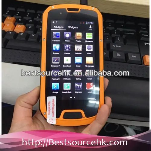 4.3 дюймов четырехъядерных процессоров mtk6589w прочный сотовый телефон s09 со nfc сим