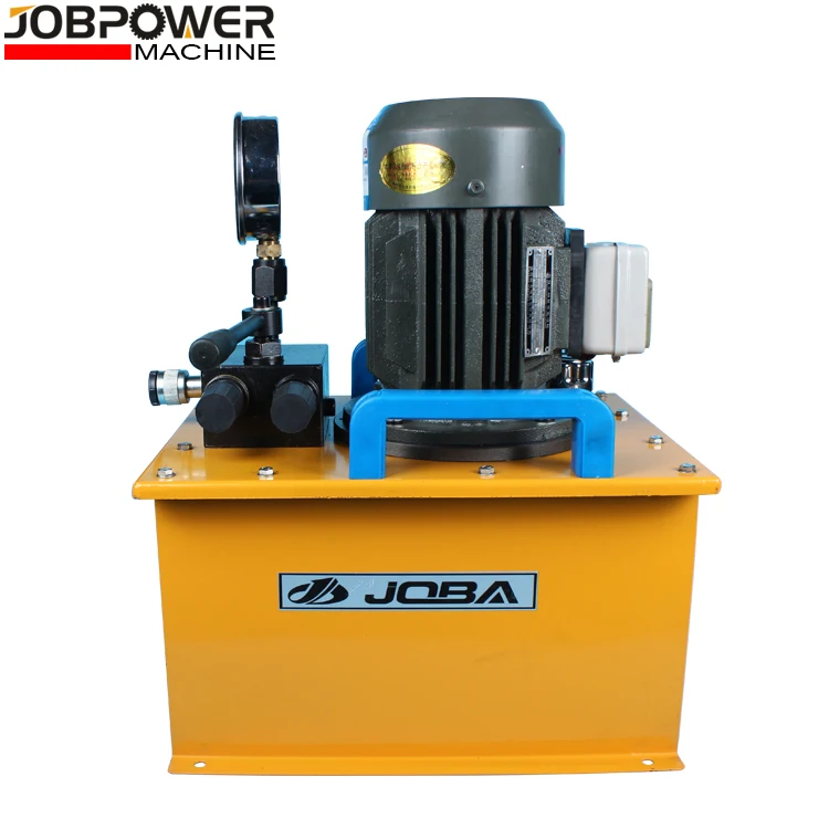 wrench jack small mini high pressure test portable driven 700bar motor with 24v power steering 220v  hydraulic electric pump
