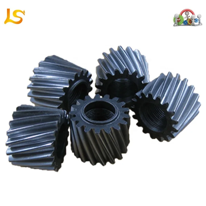 Customized Precision Helical Tooth Small Metal Pinion Gears