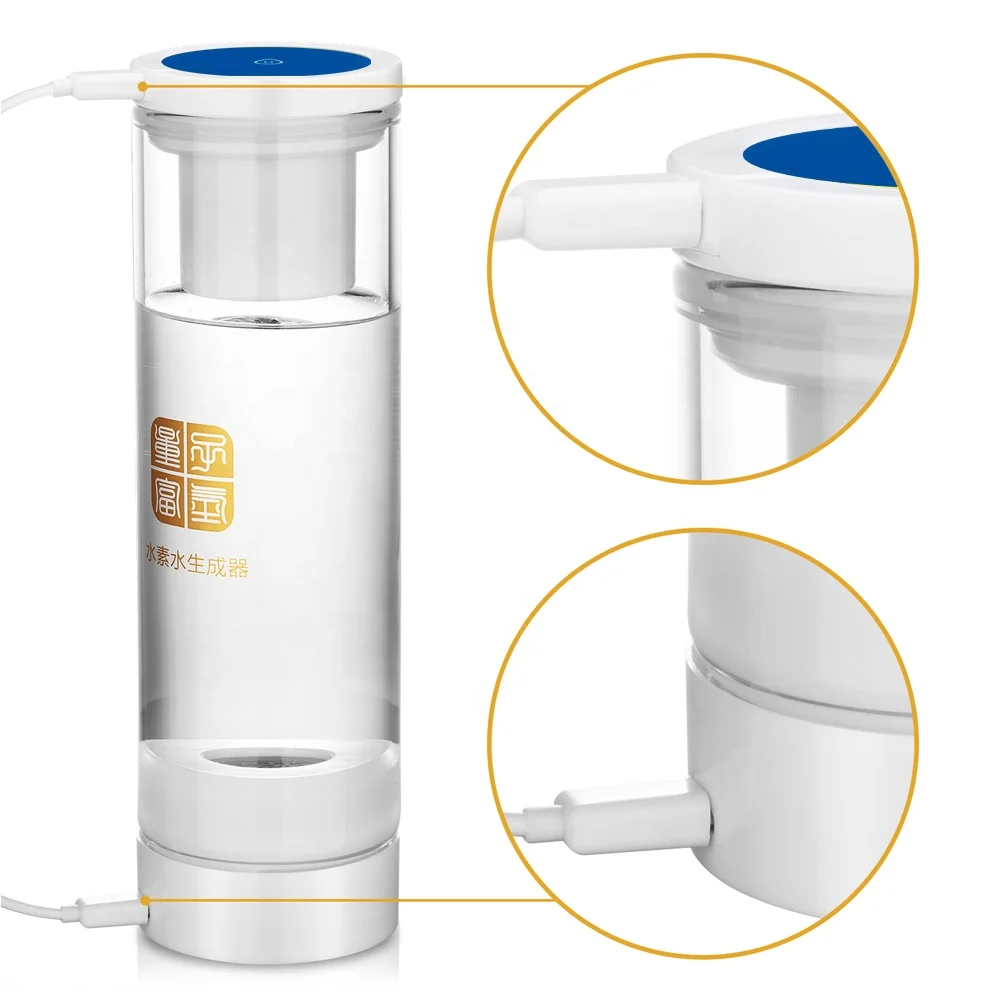 Schumann Magnetic Resonance water Hydrogen rich water cup anti-oxidation anti-inflammation improve stomach Intestinal diseases