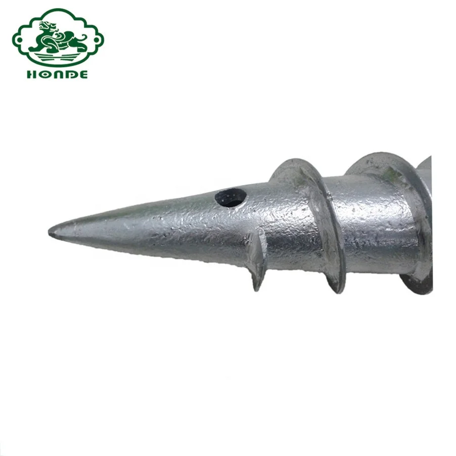 Heavy Duty Earth Screw Ground Anchor Piles