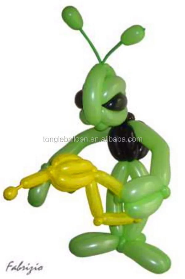 Kids balloons different weight colorful magic Chrome Plated 260 balloon Long Strip Shape Woven Balloons