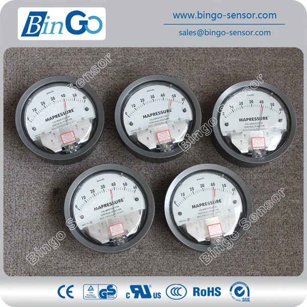 0 ~ 30 па Микро-дифференциальный манометр для вентилятора воздуходувки