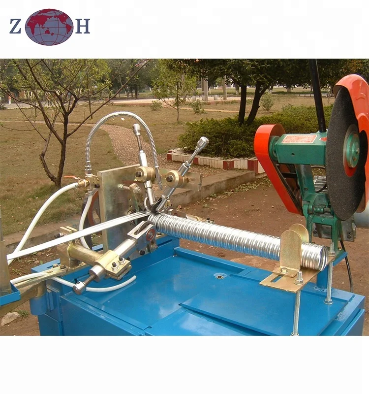 Spiral prestressed metal spiral tube making machine