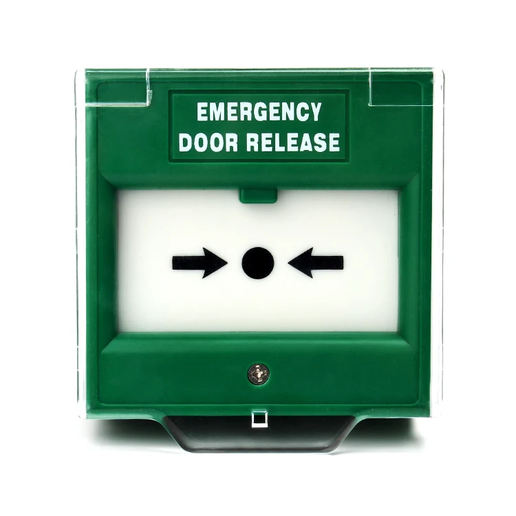 Factory Price Green Emergency Break Glass Switch Access Control Door Release Button