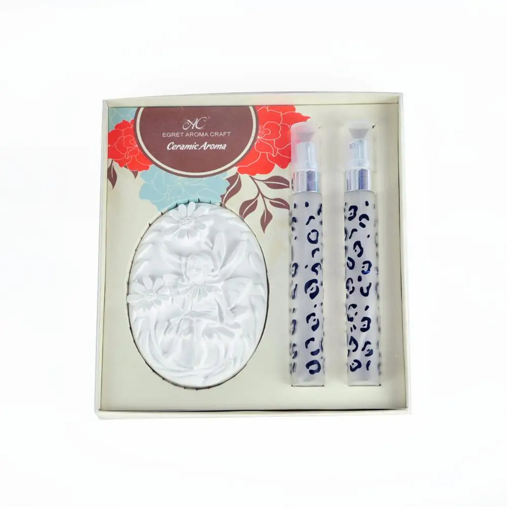 Customized ceramic stone shaped air freshener car vent perfume