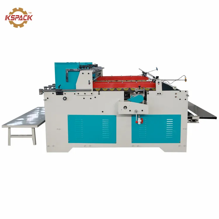
Semi automatic corrugated paperboard folder gluer machine 2 pieces 