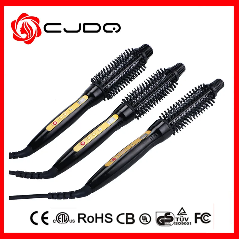 Оптовая СВЕТОДИОДНЫЙ Дисплей и электрический Нагреватель тип автоматический электрический щетка для волос, бигуди