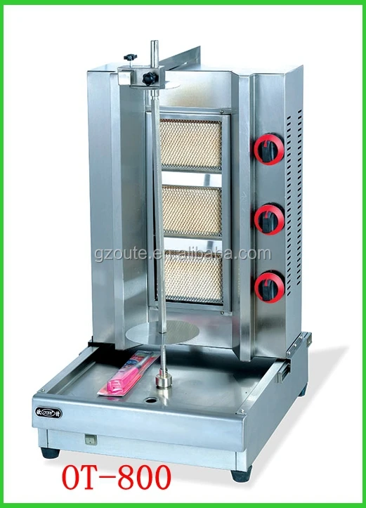 Commercial Stainless Steel Gas Doner Kebab Making Machine  5  Burner Shawarma  Maker  (OT-960)