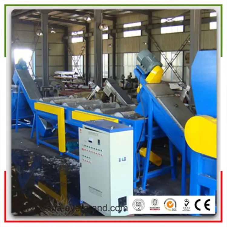 Отходов, мешки с цементом, hdpe фильм стиральная линия переработки единицы