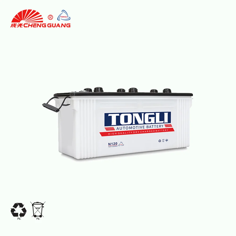 Dry Battery Type and 12V Voltage N120 120ah Lead Acid Dry Charged car battery 100ah best price Car Battery for starting