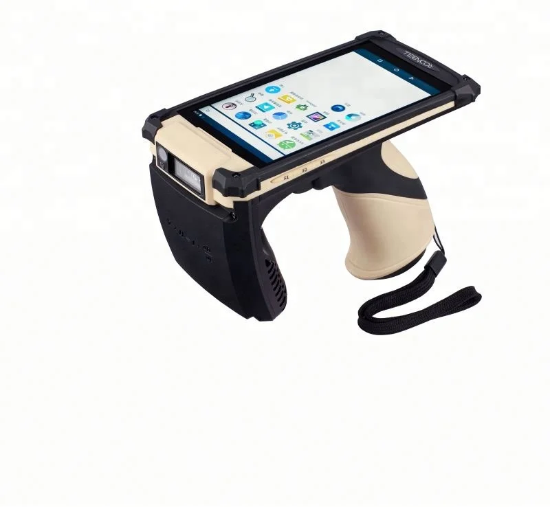 Android 6.0 mobile  Uhf Rfid handheld pdf Reader 1D or 2D Barcode Scanner Manufacturer
