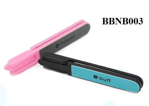 Nail art tool mini folding pink 4 steps beauty smoothly polish nail file buffer