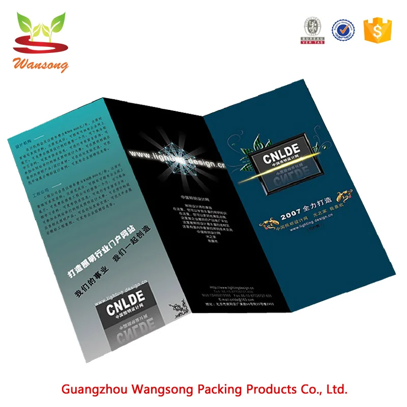 
New products custom a3/a4/a5 157gms glossy coated paper flyer, floding full color leaflet printing service 