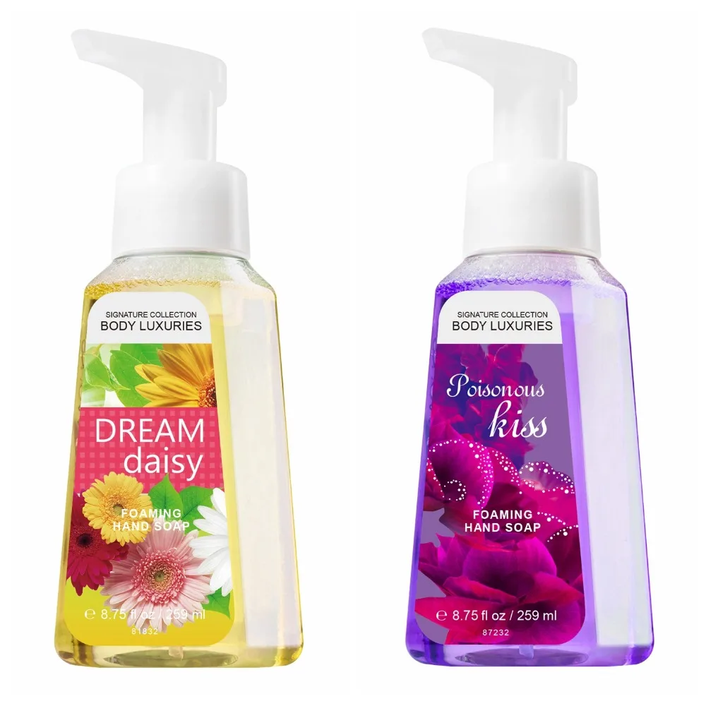 Japanese cherry blossom deep cleansing beauty perfumed foaming hand soap for women