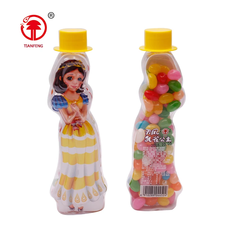 Princess bottle colorful soft mixed fruit flavour jelly sweet bean candy (60828987571)