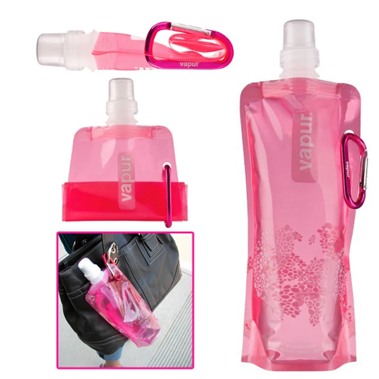 New custom design foldable water bottle for mountain sports