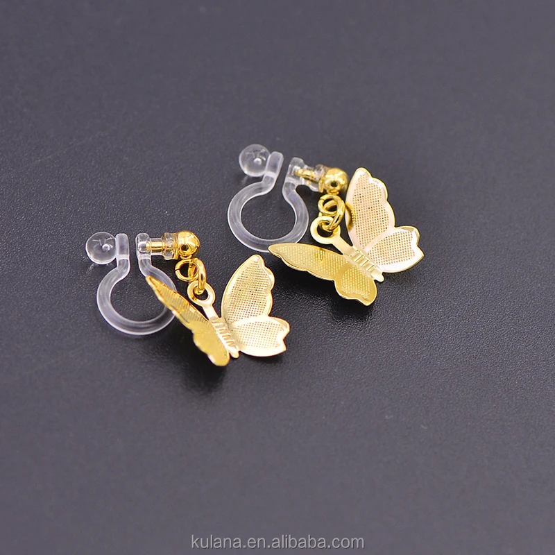 Japanese big dangle butterfly earrings resin earring BU5091