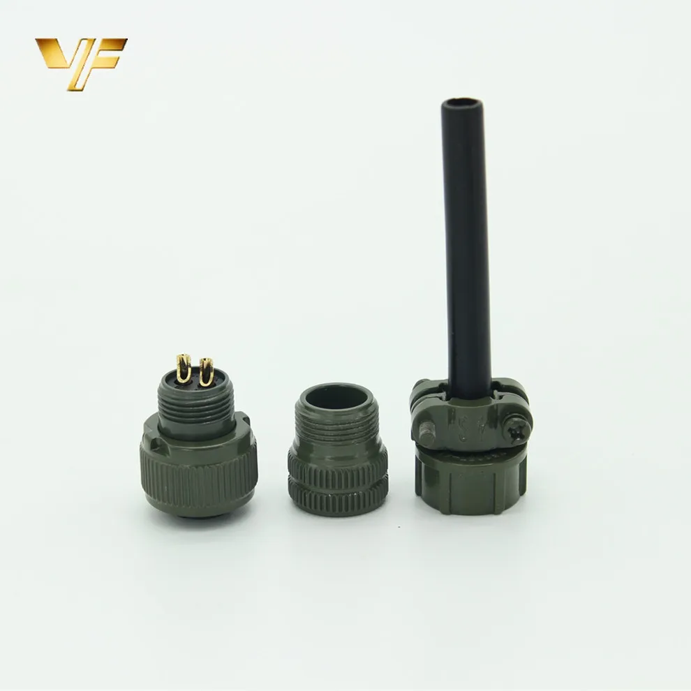 Military MS3106A ip67 2 and 3 pin round type connector