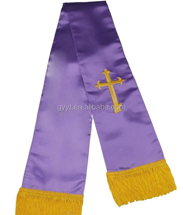 Professional embroidery holy stole religion stoles for christmas church