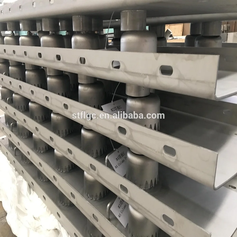 
Distillation Column Bubble Cap Tray 