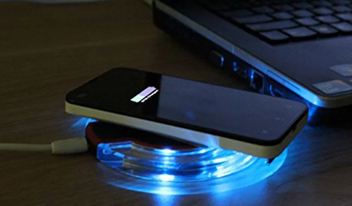 High Quality Fast K9 Wireless charger Qi wireless charger Portable wireless Phone Charger with LED Light For iphone  samsung