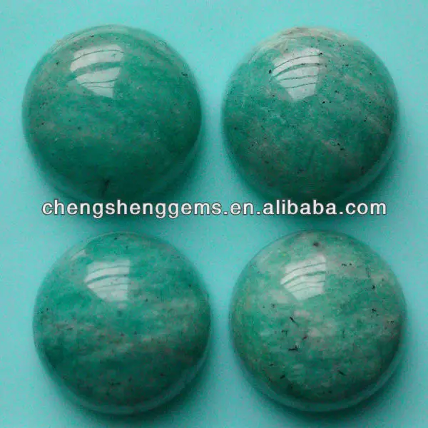 20mm Round Natural Amazonite Gemstone Cabochons