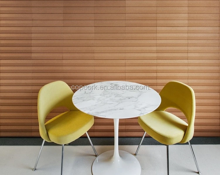 Triangle cork wall tiles